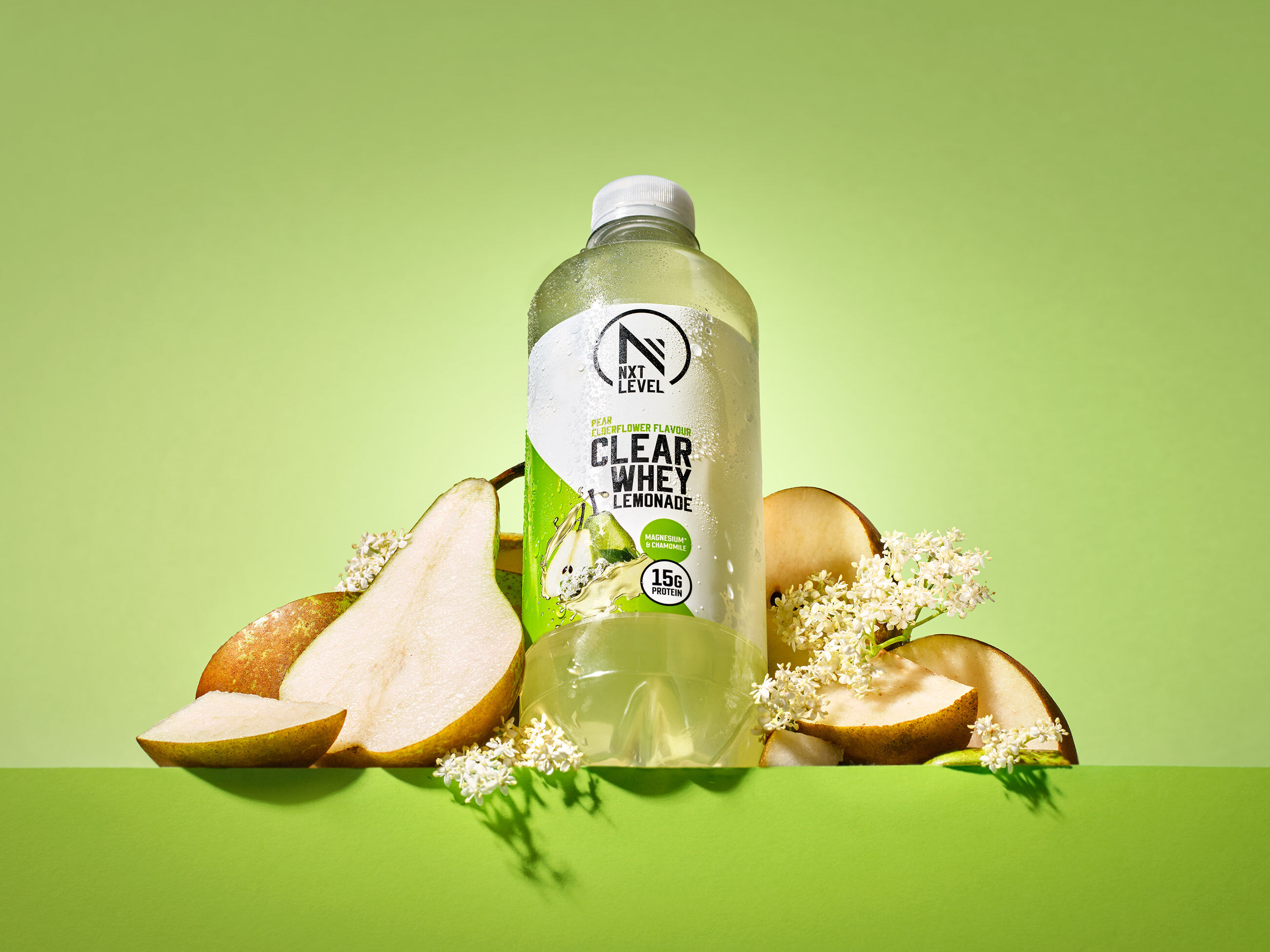Clear whey - Pear & Elderflower - 6x 450ml - 15g image number 2