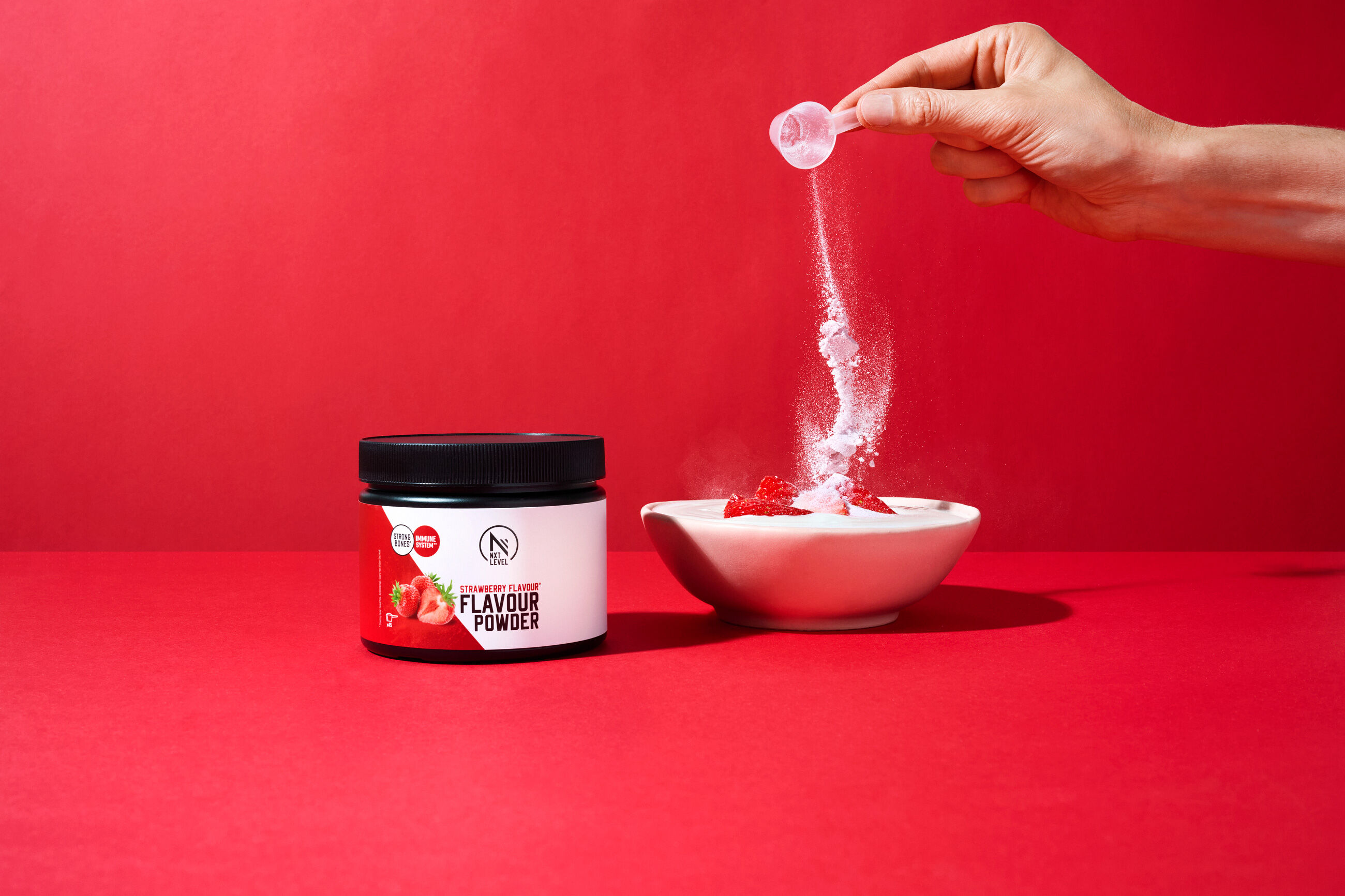 Flavour Powder - Strawberry - 100g image number 2