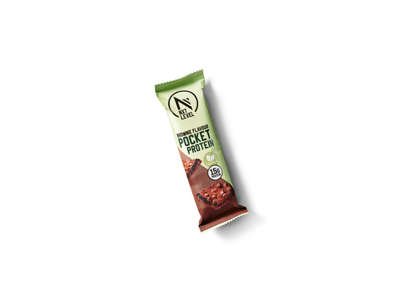 Pocket Protein &ndash; Vegan Brownie  - 15 bars image number 1