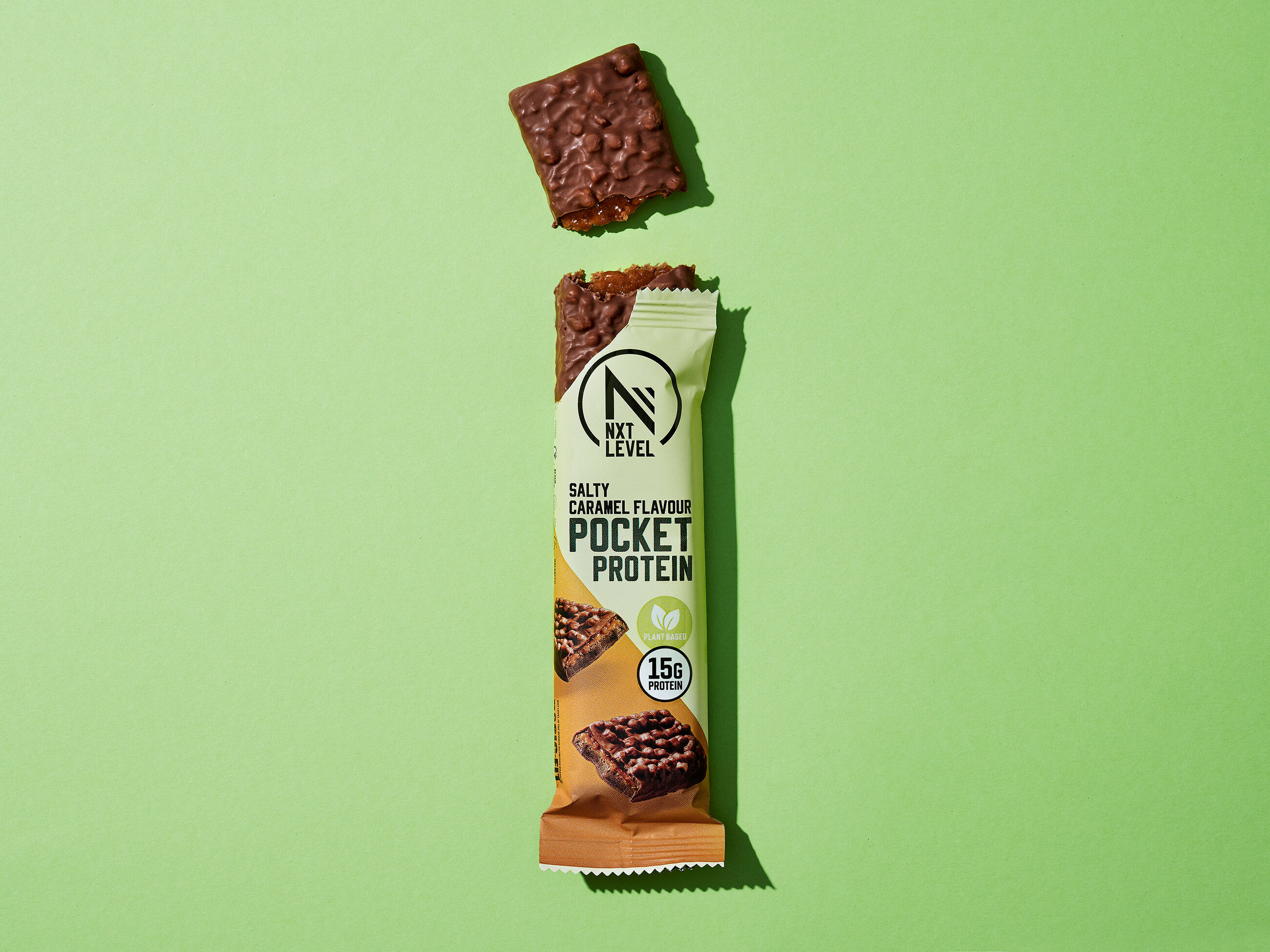Pocket Protein - Vegan Salty Caramel - 15 bars image number 2
