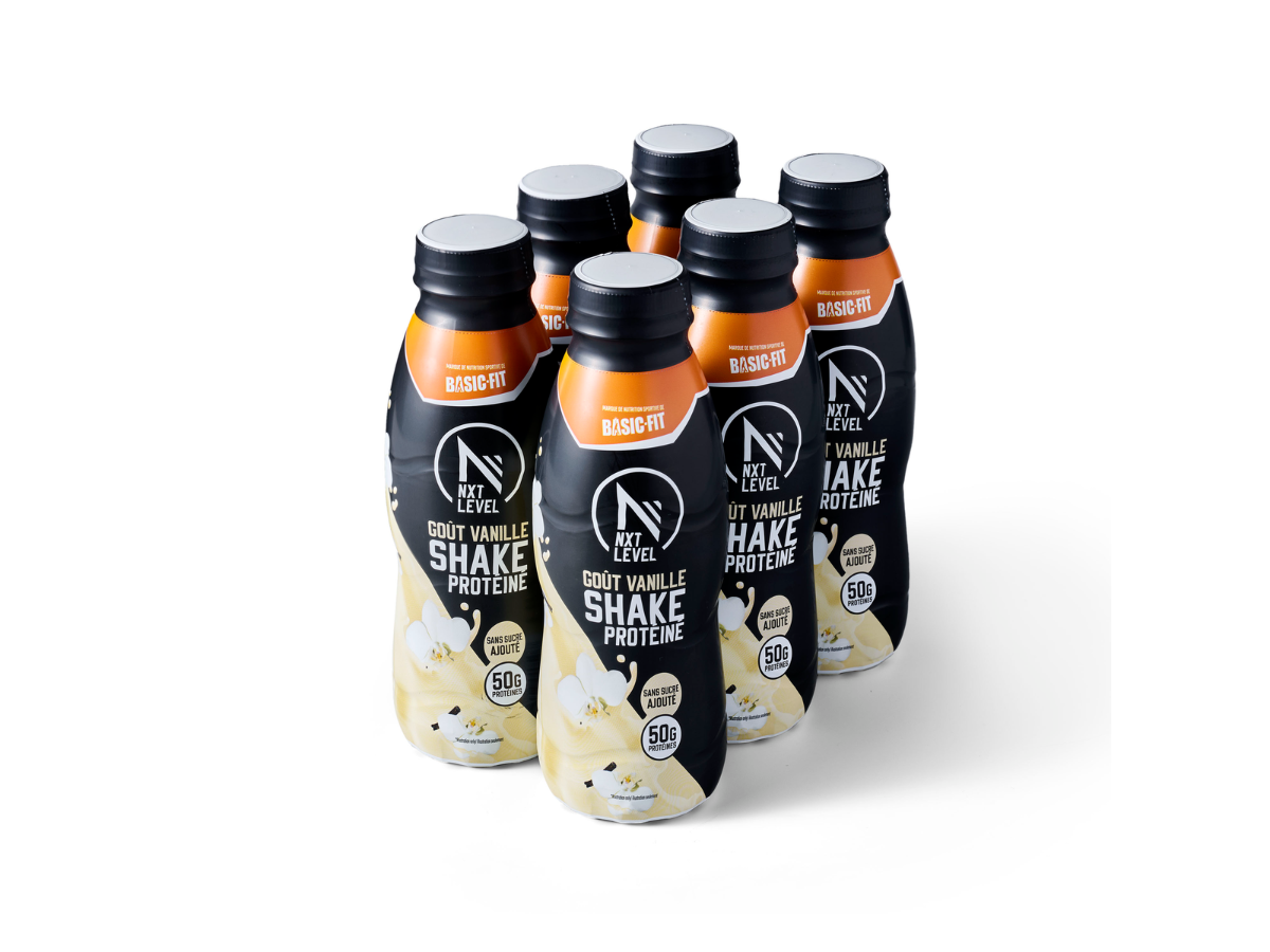 Shake prot&eacute;in&eacute; - Vanille - 6 x 500 ml - 50 g