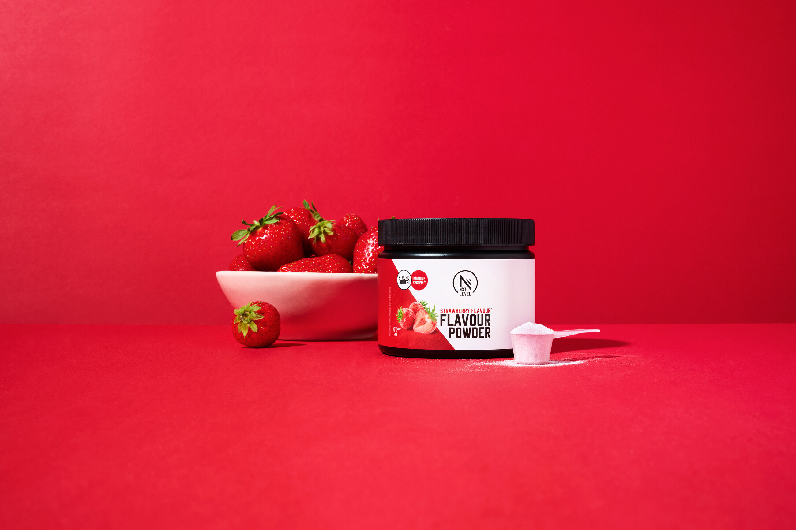 Flavour Powder - Strawberry - 100g image number 1
