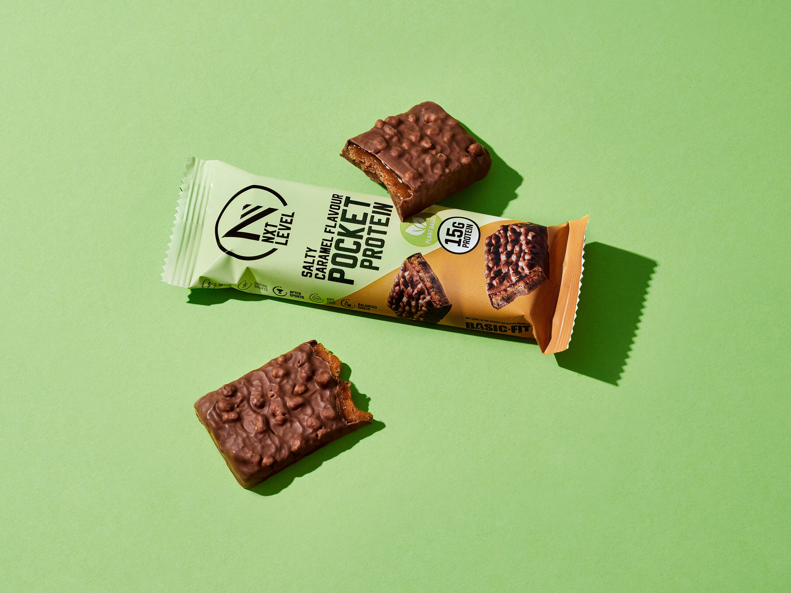 Pocket Protein - Vegan Salty Caramel - 15 bars image number 3