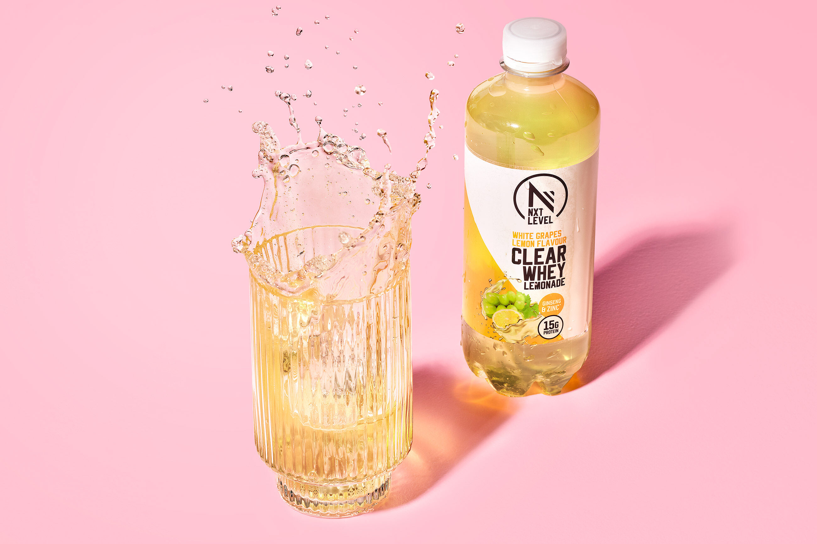 Clear whey - White grapes & Lemon - 6x 450ml - 15g image number 3