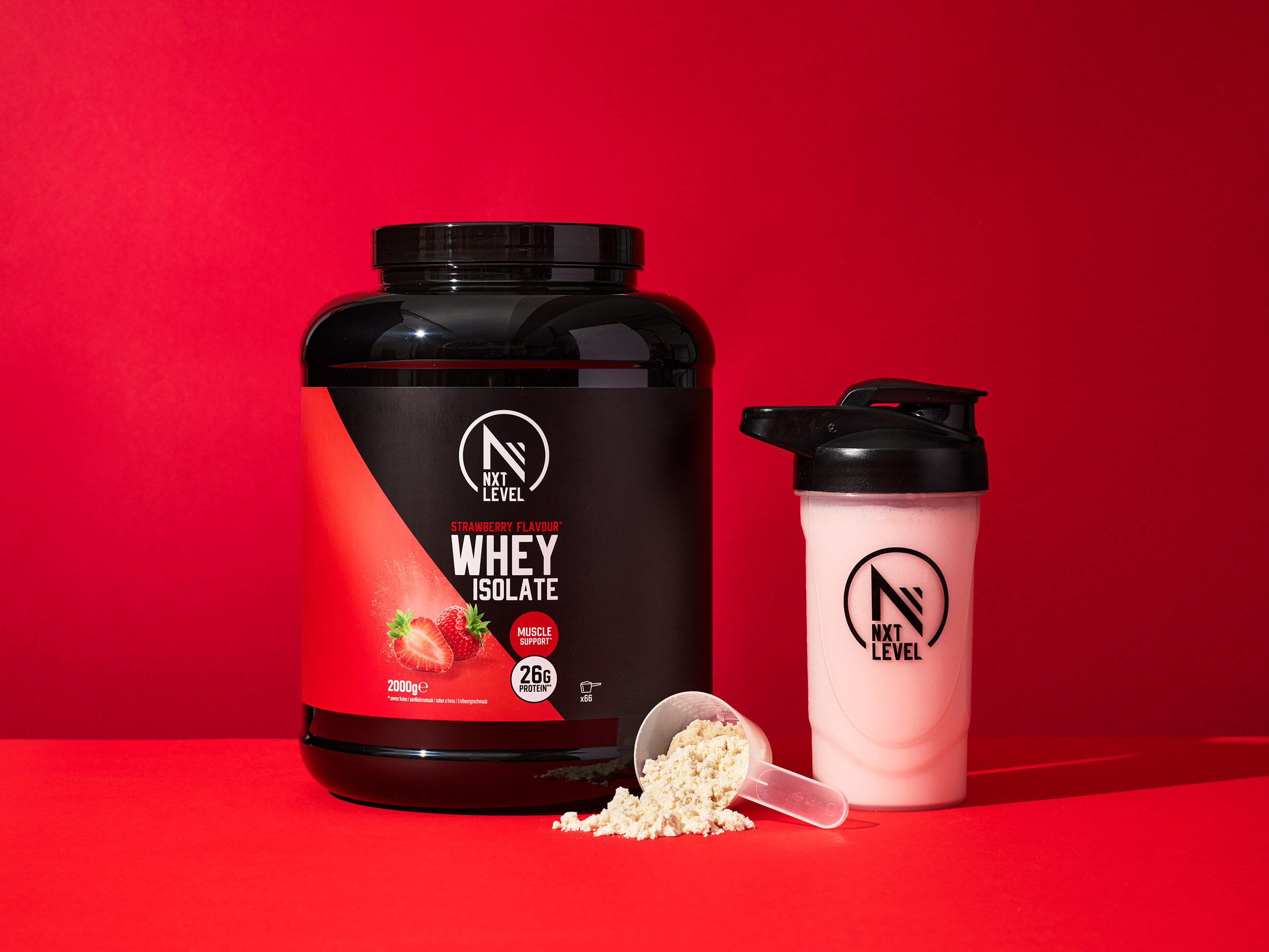 Whey Isolate Strawberry - 2kg image number 1