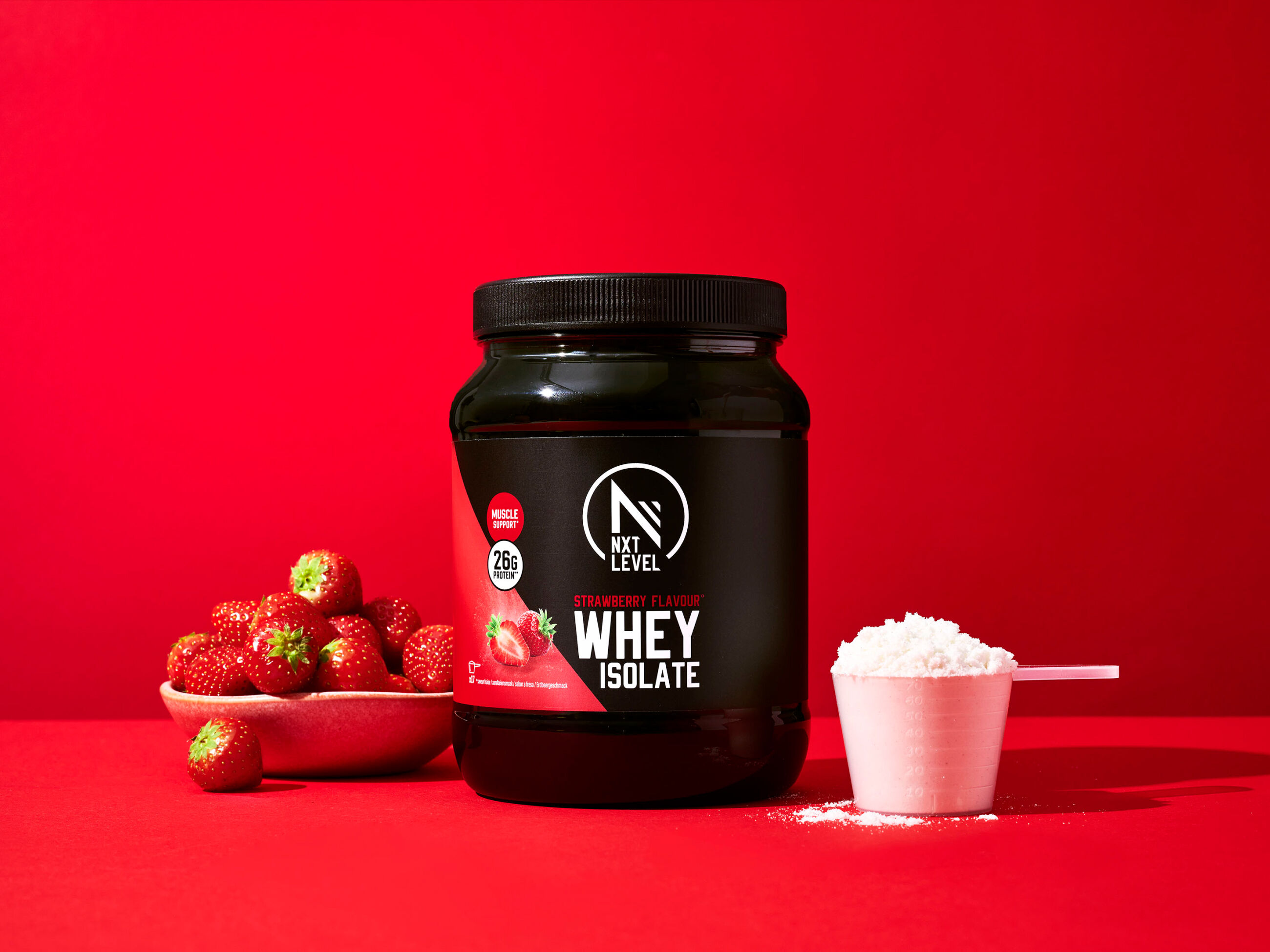 Whey Isolate Strawberry - 500g image number 1