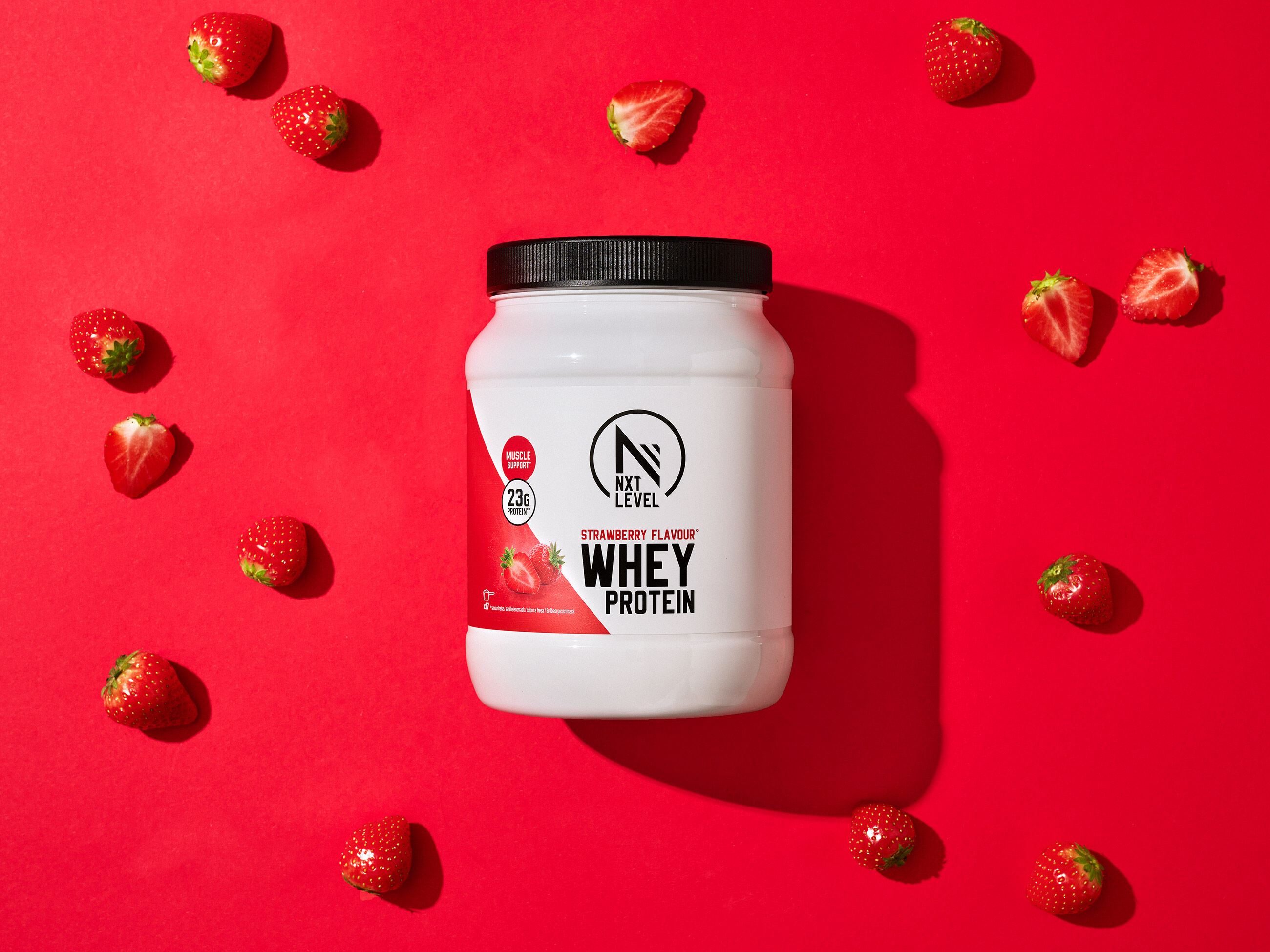Whey Protein Strawberry - 500g image number 3