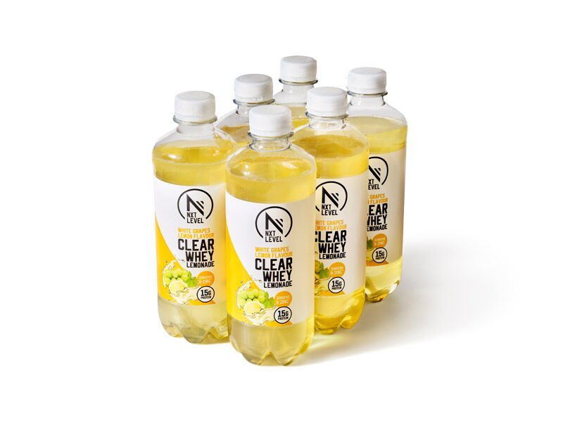 Clear whey - White grapes & Lemon - 6x 450ml - 15g