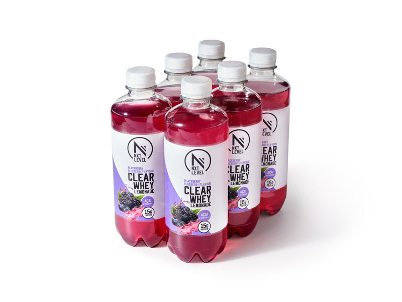 Clear whey - Black & Blueberry - 6x 450ml - 15g