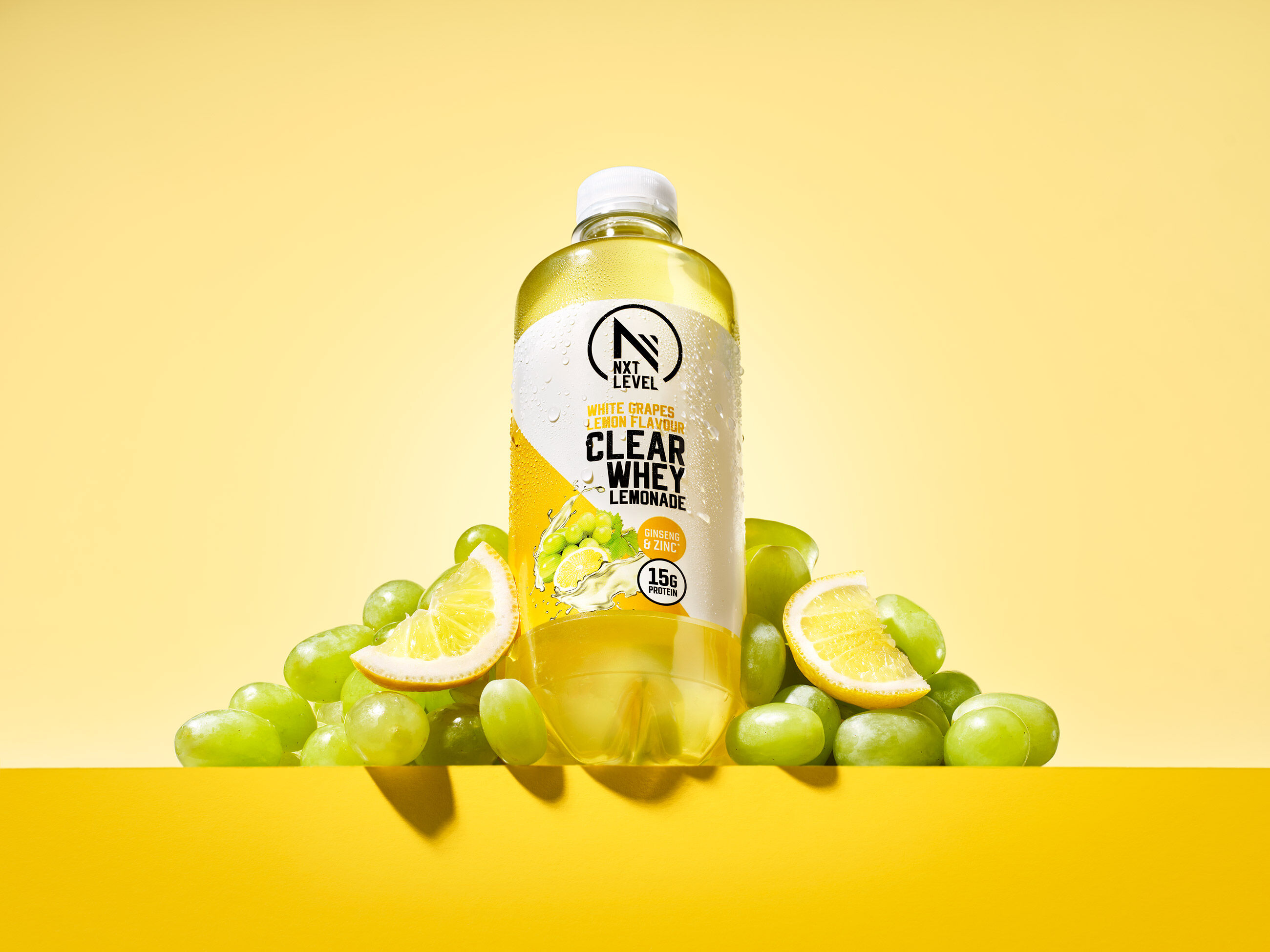 Clear whey - White grapes & Lemon - 6x 450ml - 15g image number 2