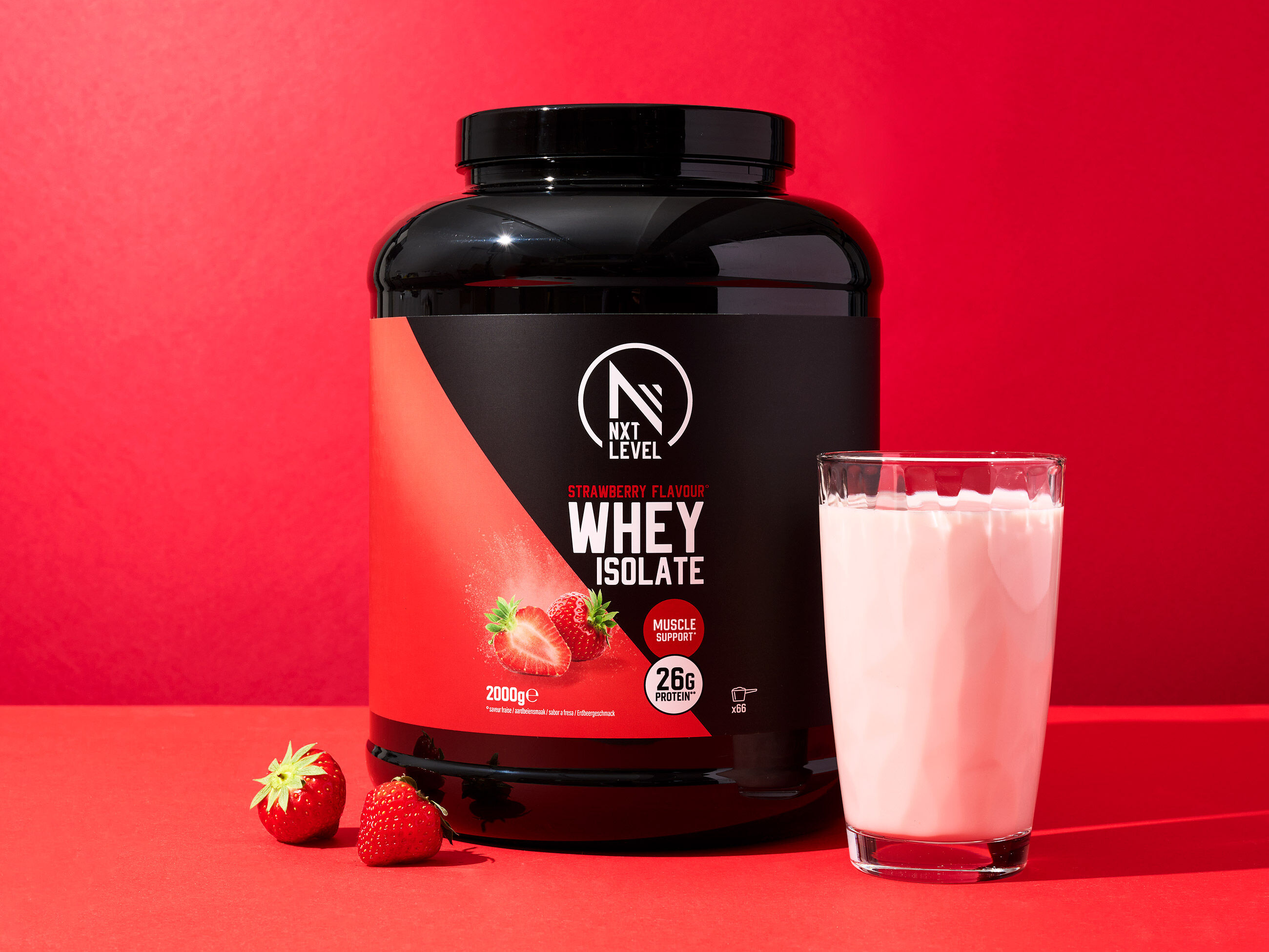 Whey Isolate Strawberry - 2kg image number 3