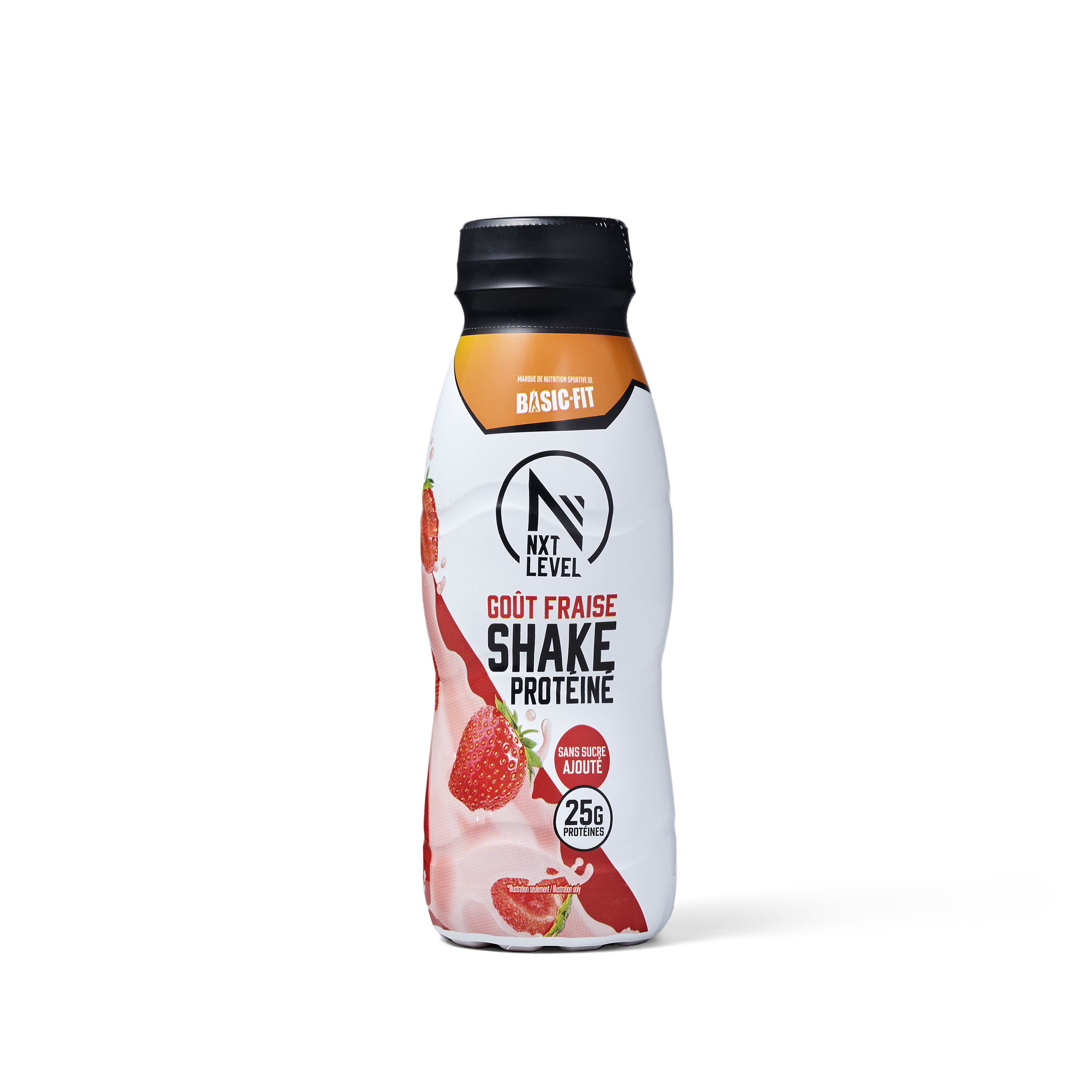 Shake prot&eacute;in&eacute; - Fraise - 6 x 330 ml - 25 g image number 1
